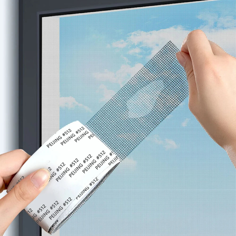Net Hole Repair Window Screens Repair Tape Net Patch Anti-Insect Mosquito Mesh Broken Repair