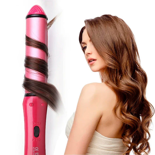 2 in 1 Hair Straightener and Curler Ceramic Flat Iron Hair Curling Irons Straight and Curl Hair Care Styling Tools