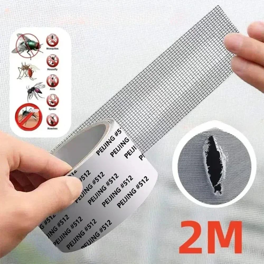 Net Hole Repair Window Screens Repair Tape Net Patch Anti-Insect Mosquito Mesh Broken Repair