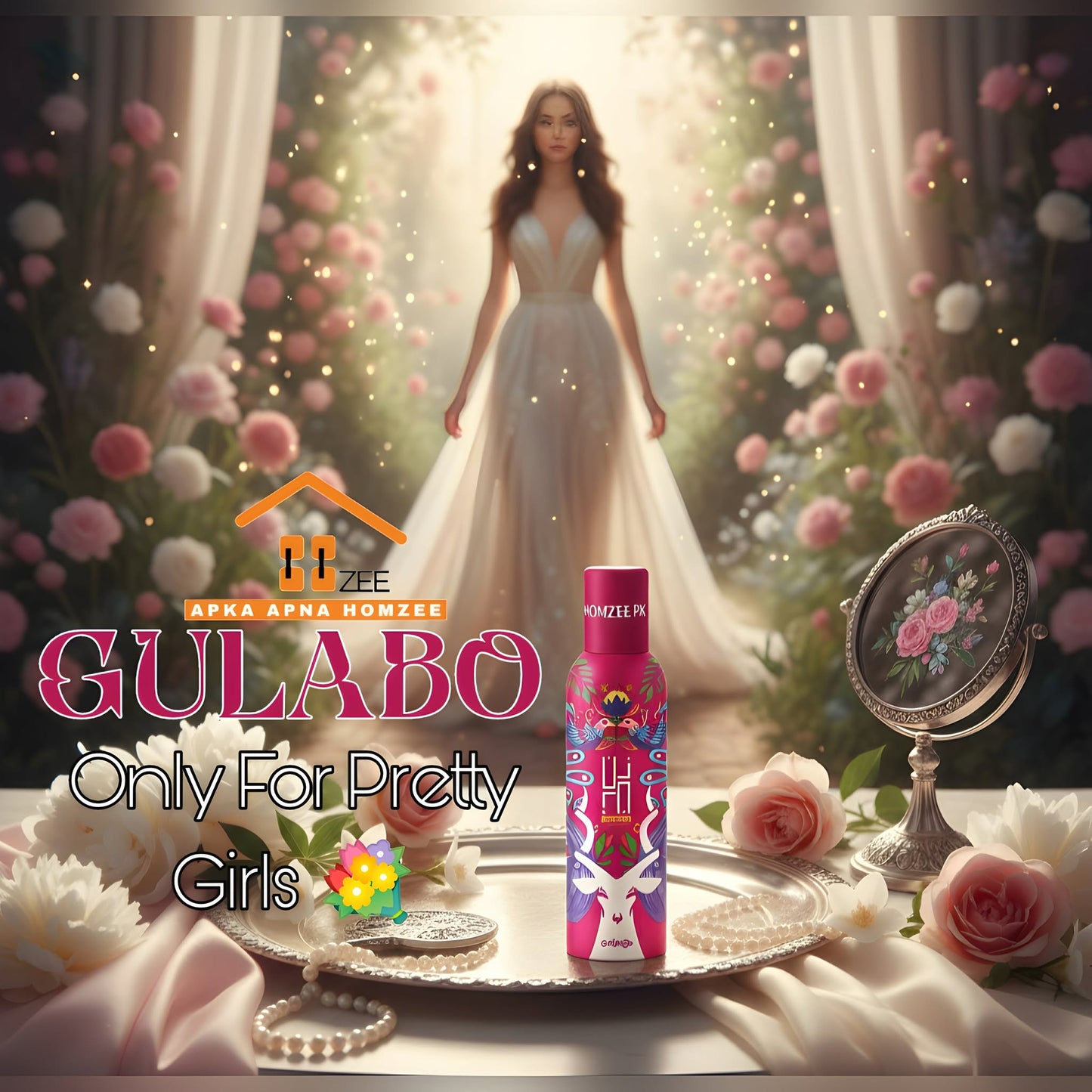 Markhor Zunn Gulabo body spray (Non-Gas) 120ml🚚 FREE HOME DELIVERY 🛍️