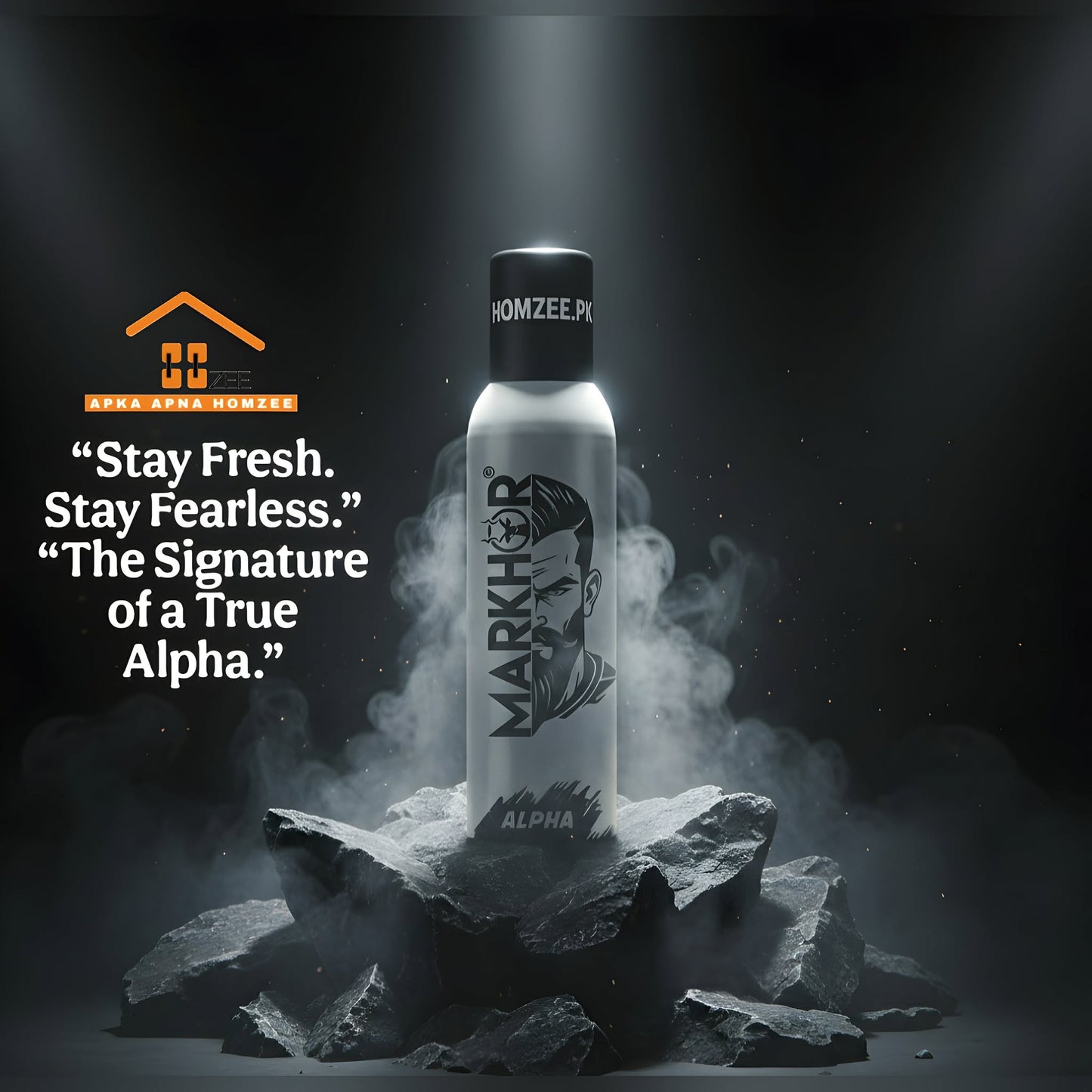 Markhor Alpha Body Spray (Non-Gas) 120ml🏠 FREE HOME DELIVERY 🚚✨