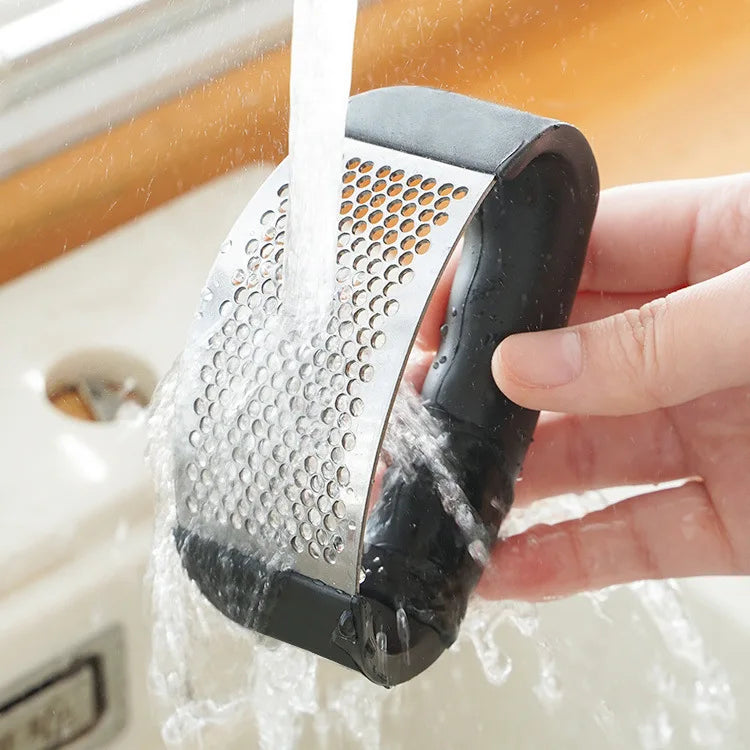 Stainless Steel Garlic Press Crusher Manual Garlic Chopper Garlic