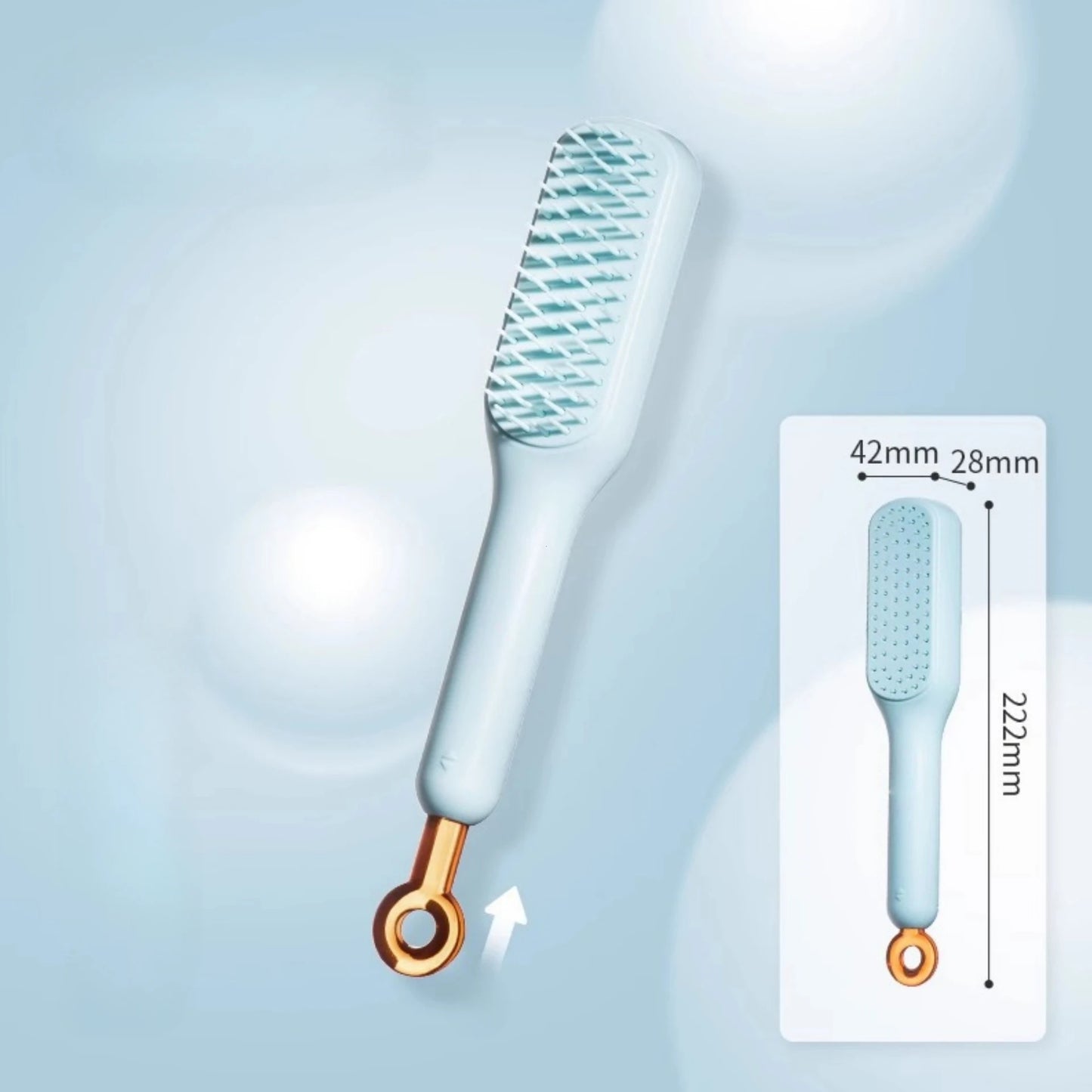 Self-Cleaning Anti-Static Massage Combs Telescopic Comb For Hair Scalp Cleaning Anti-Static Massage Comb