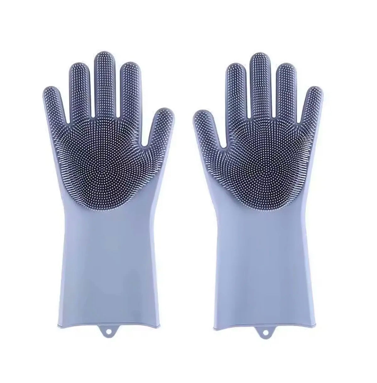 Dishwashing Cleaning Gloves Household Sponge Scrubber Magic Silicone Rubber Dish Washing Gloves Kitchen Cleaning Tools